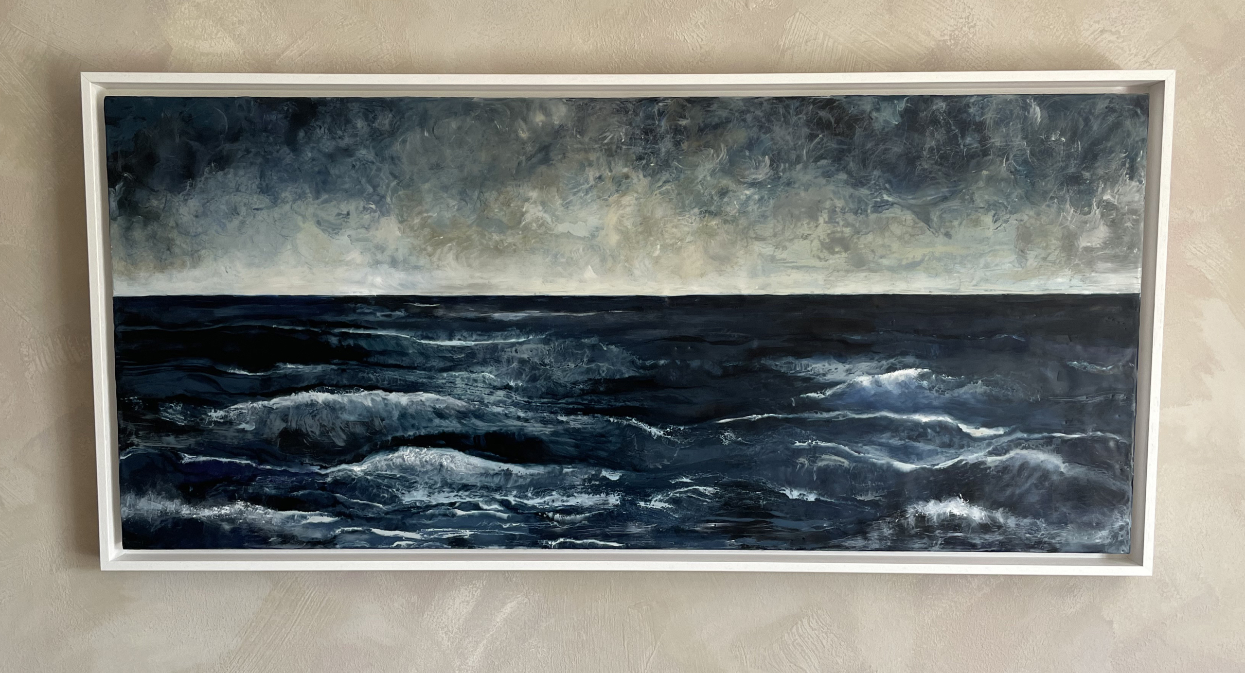 rain dance oil painting commission jac scott