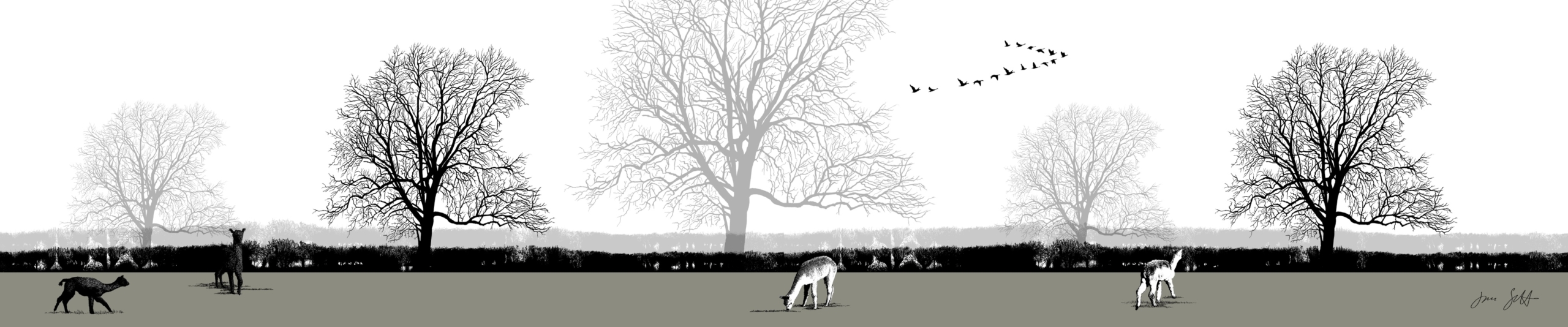 west_heath_barn_art_shade_commission west heath barn art shade commission by Jac Scott
